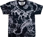 Vivienne Westwood Man Japan T-shirt Constellation Orb Embroidered Black JP46 NWT