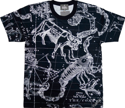 Vivienne Westwood Man JP Relaxed T-shirt Constellation Orb Black 