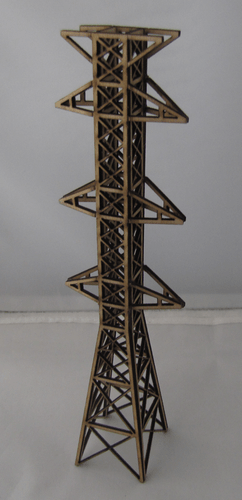 Trackside Models - HO Scale - Laser Cut "Power Lines" - SM1034 - Bild 2 von 2