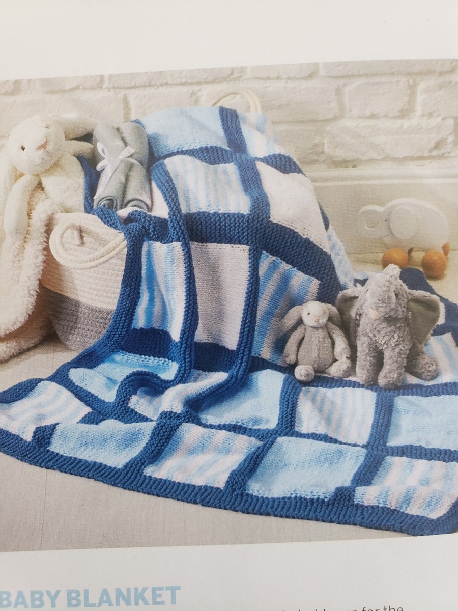 BRAND NEW EASY INTARSIA BABY BLANKET OFFICIAL KNITTING PATTERN