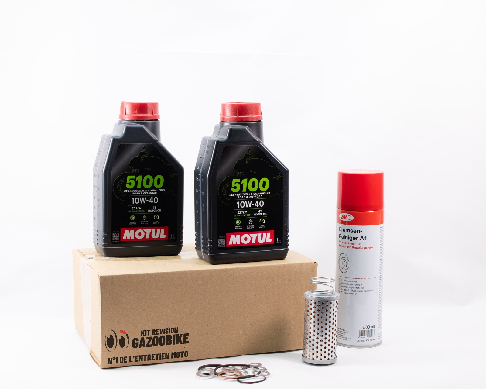 Huile Motul 5100 10W40 pour Moto Guzzi NTX 350 éliminer les bruits de boîte de vitesses