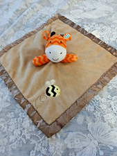 Circo Plush Orange Giraffe Bumble Bee Security Blanket Baby Lovey tan  Brown