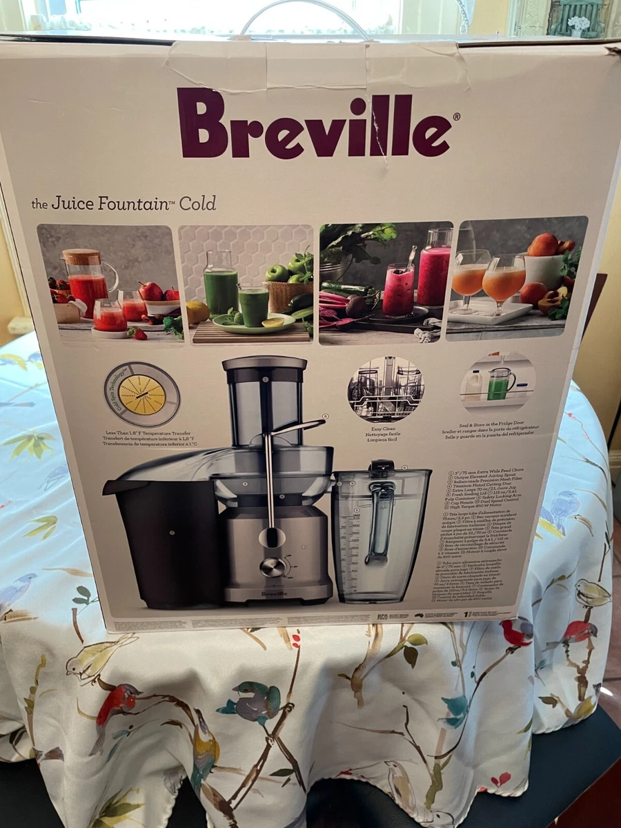 Breville Juice Fountain Cold Juicer - Silver