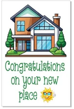 Congratulations on your new place Greeting Card GC02