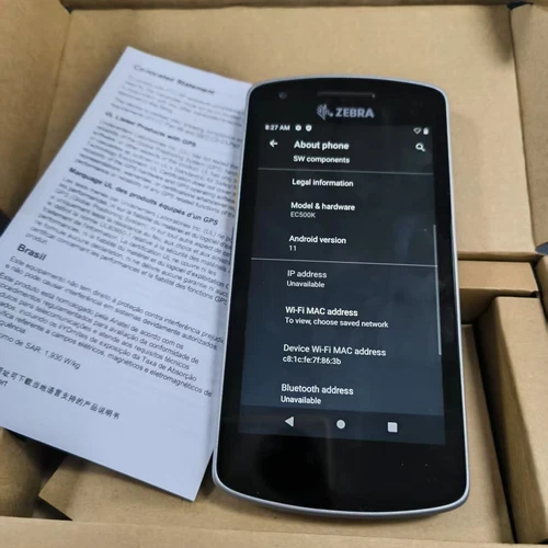 Zebra EC50 Android GMS Mobile Computer Barcode Scanner EC500K-01B223-IA - 第 3/7 張圖片