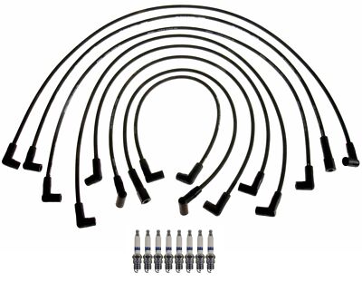 GM OE Ignition Wire Set & 8 ACDelco Rapidfire Spark Plugs Kit For Jimmy C10 V8