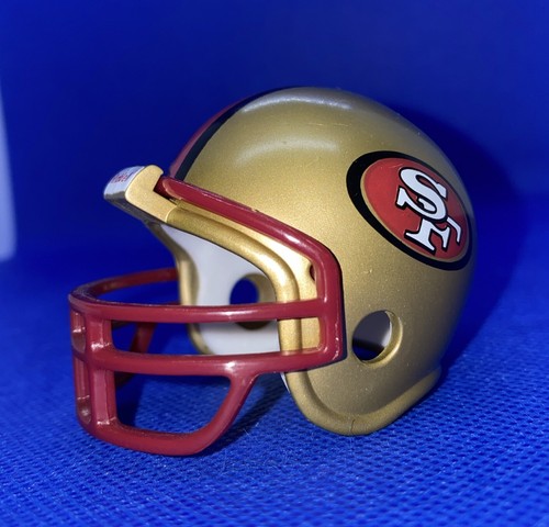 San Francisco 49ers NFL Pocket Pro Football Helmet Riddell Gold 2” Collectible