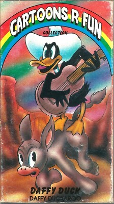 Daffy Duckaroo VHS 1989 Cartoons R Fun Color Vintage Looney Tunes Western 1942