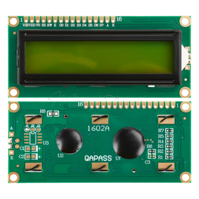 10PCS Yellow Backlight 16x2 1602 Character LCD Display Module HD44780 5V