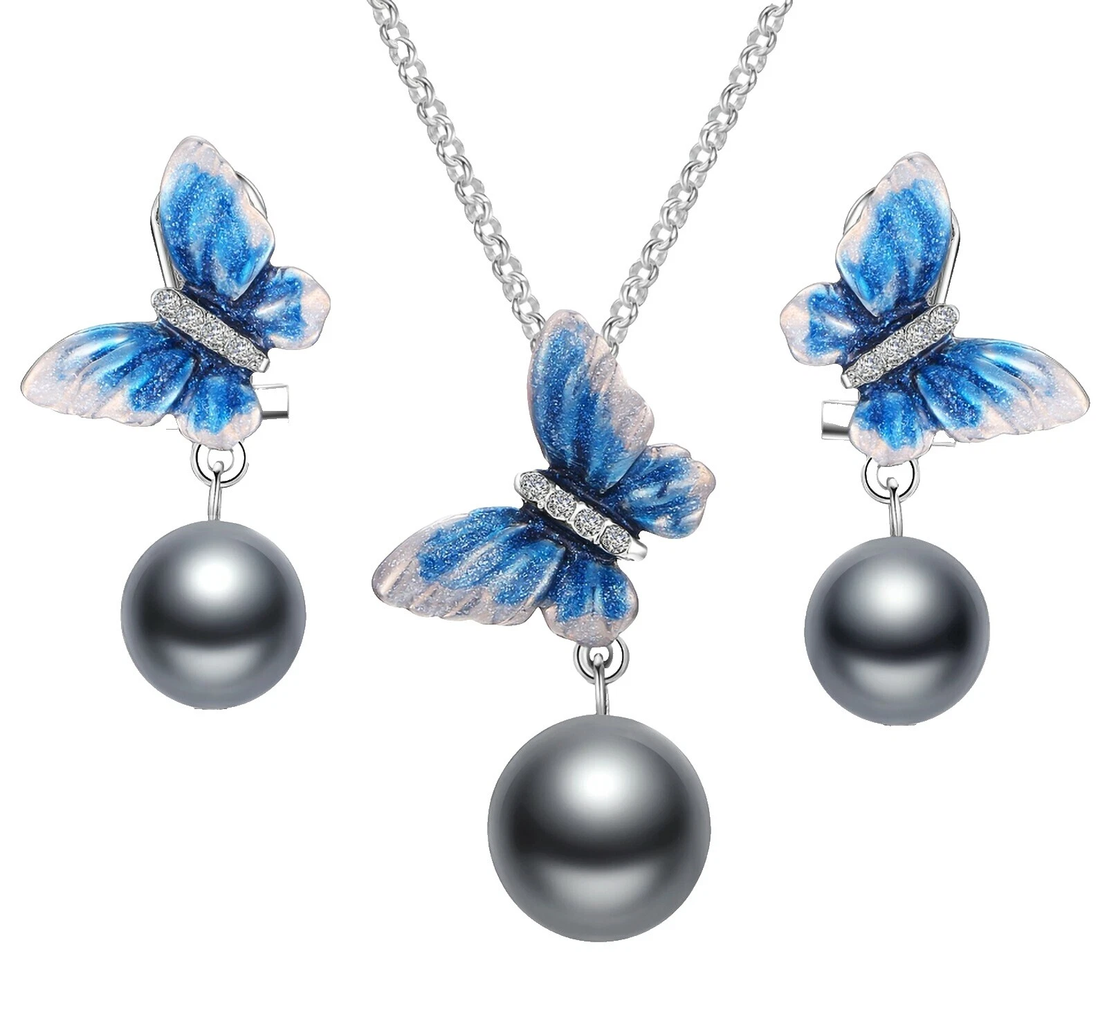 Pearl White Gold White Fashion Jewelry Sets