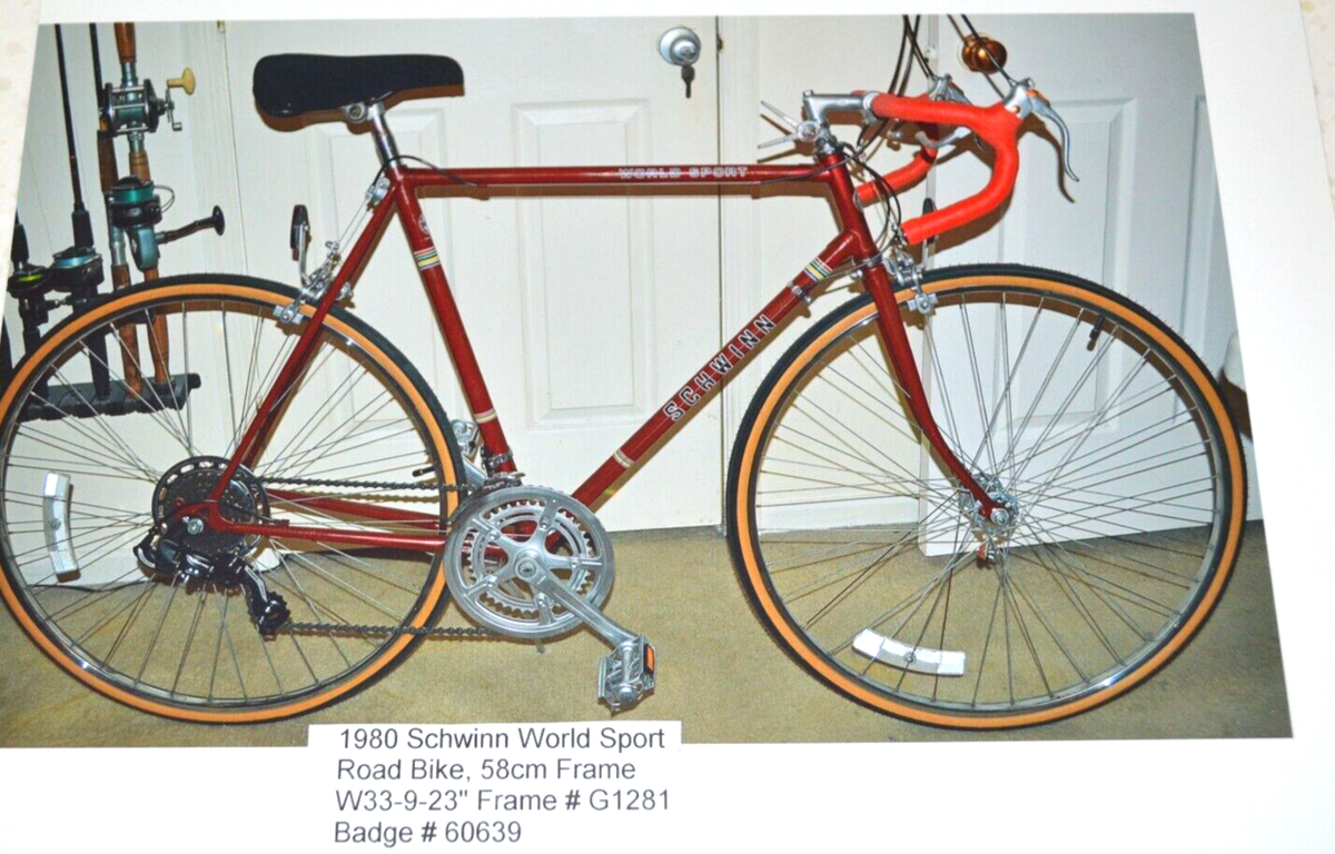 1980 Schwinn World Sport Road Bile
