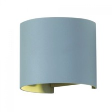 Wandleuchte Doppelt Led COB 6W IP65 Rund Grau V-TAC VT-756