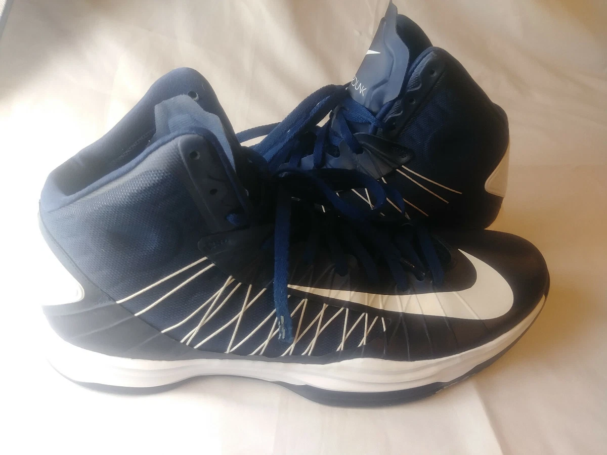 Nike Men s Lunar Hyperdunk TB 2012 Navy Blue Basketball Shoe SZ