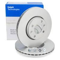 Delphi Bremsscheiben Satz Ø 258Mm FüR Dacia Mercedes Nissan Renault Smart Vorne