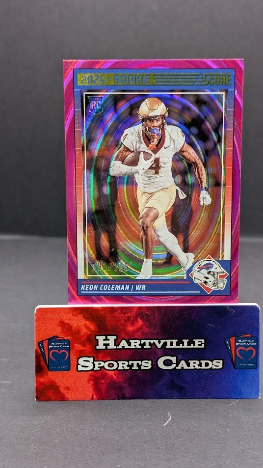 Keon Coleman 2024 Score #337 Ellipse #/299 Buffalo Bills Rookie