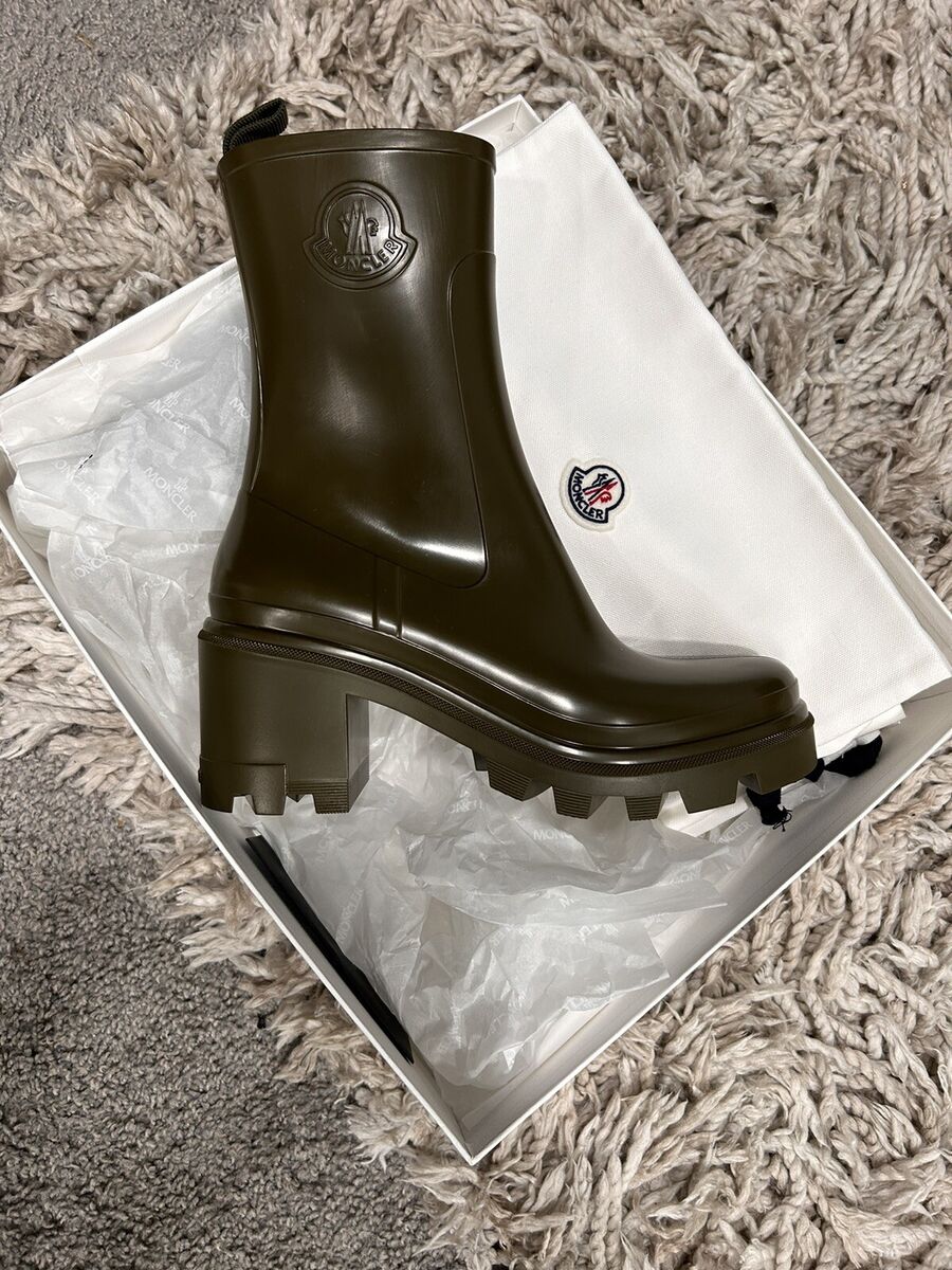 Moncler Loftgrip Rain Boots Green Chunky Zipper 40(10) | eBay Moncler Loftgrip Rain Boots Green Chunky Zipper 40(10) | eBay