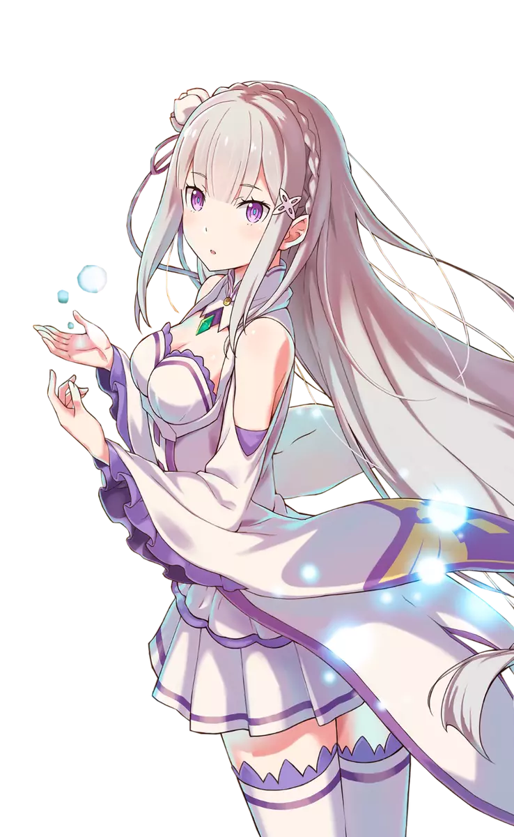 Emilia Re:Zero Beautiful Anime Wallpapers - HD iPhone Wallpaper