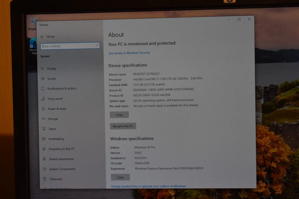 Dell OptiPlex 7050 Intel Quad Core i7-7700 3.6GHz 256GB SSD 32GB RAM Windows 10 - Imagem 4 de 4