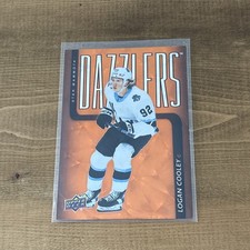 2025-26 Upper Deck Series 1 Logan Cooley Dazzlers Orange #DZ-21