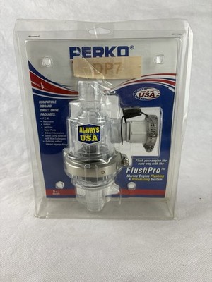Perko Boat Flush-Pro Engine Flushing Valve MDL #0456DP7 | 1 1/4 Inch Clear - NEW