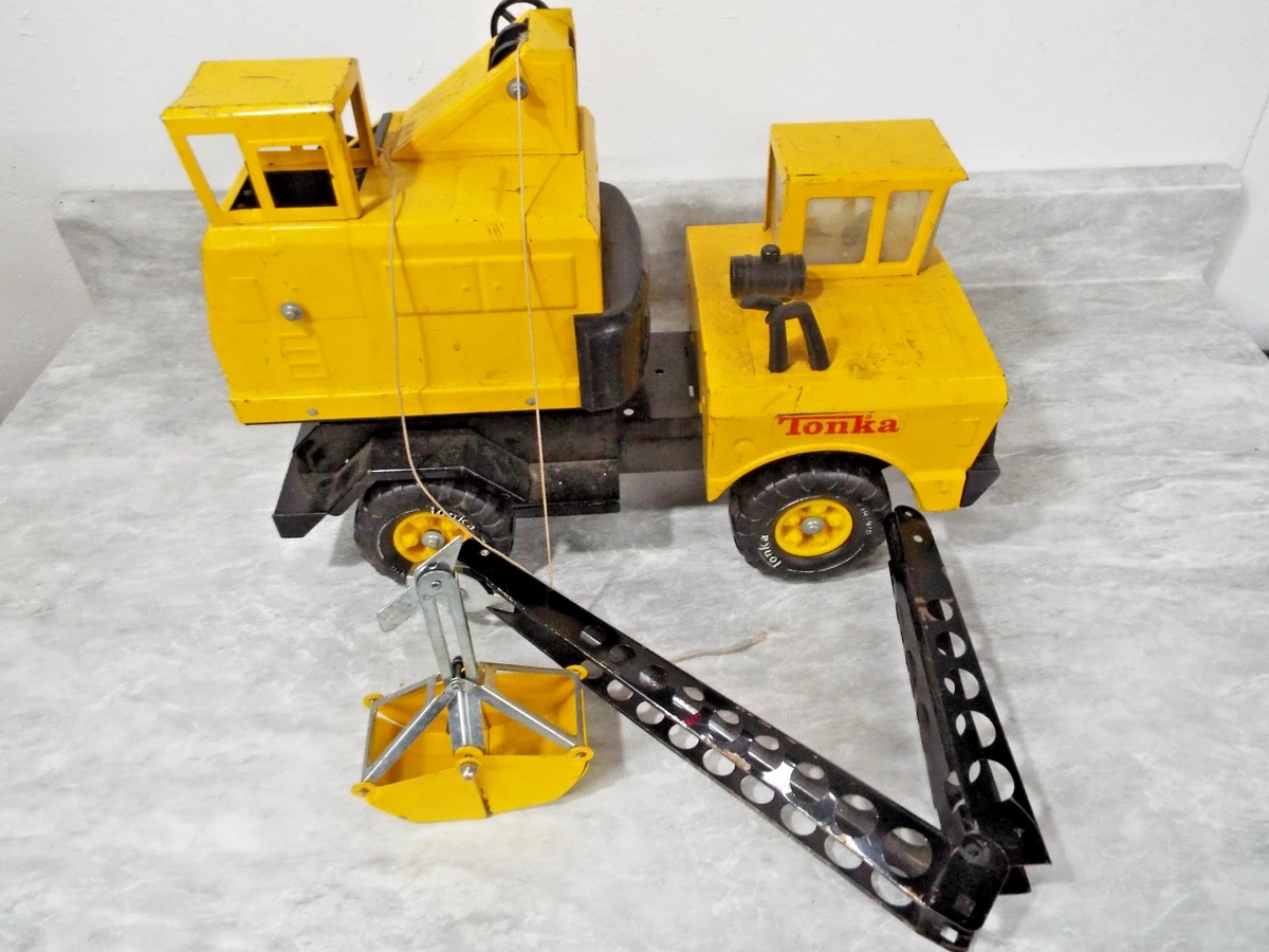 Tonka Pressed Steel Crane Vintage Manufacture Diecast Construction