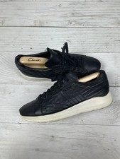 Zapatillas deportivas de cuero Prada con logotipo de lujo para hombre EE. UU. 10 negras