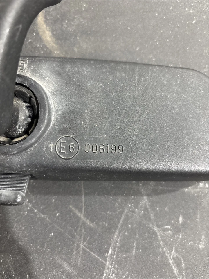 Espejo retrovisor BMW E36 M3 serie 3 de fábrica OEM manual atenuación 006199 negro Foto 3 de 4