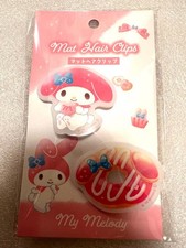  Item Matte hair clip Sanrio My Melody