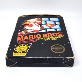Super Mario Bros - NES Matte Sticker Seal 1985 Test Market Release - CIB GRAIL