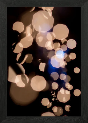 Weihnachtslicht Bokeh gerahmtes Wandbild Poster Leinwanddruck Bild