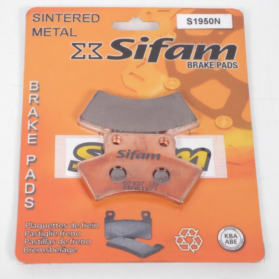 Plaquette de frein AR Sifam pour quad CF Moto 500 Terralander Long 2011-2015