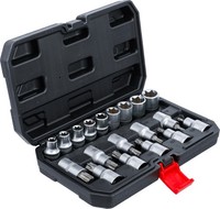 BGS Diy 95100 | Bit-Einsatz-/SteckschlüSsel-Satz | Antrieb Innensechskant 12,5