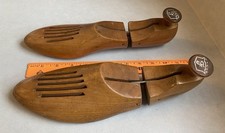 Vintage Pair Florsheim Wooden Shoe Trees Mold Stretcher Form Insert Size 9-3
