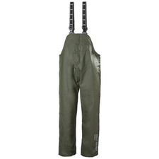 HELLY HANSEN 70529 480-6XL Rain Bib Overall,Unrated,Green,6XL 21XY34