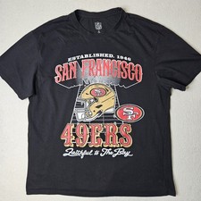 San Francisco 49ers NFL Tee XL Vintage Style Distressed Graphic Y2K Streetwear