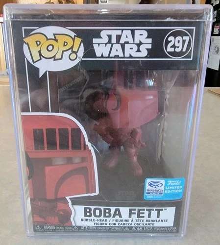 Funko POP! Star Wars 2020 WonderCon Exclusive #297 Boba Fett (Red Armor)