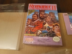 Romance of the Three Kingdoms II (Nintendo NES, 1991) Cart Box Manual - Tested!