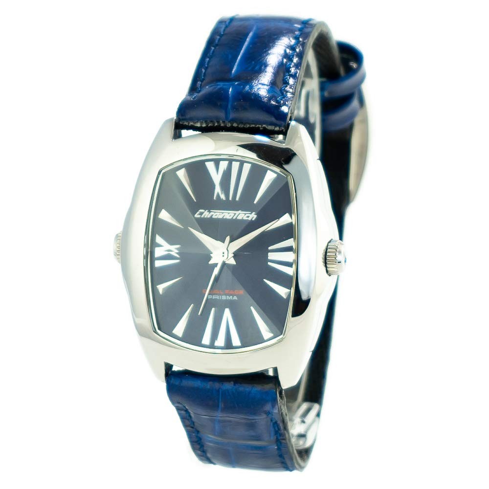 Chronotech Womens Analogue Quartz Watch with Leather Strap CT7696L-02