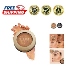 Luxury Baked Bronzer from Italy - Sheer Shimmer Highlighter for a Natural Glow