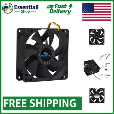 Universal 80mm Silent Fan - Optimal Cooling for CPUs, Cases & Mining Rigs