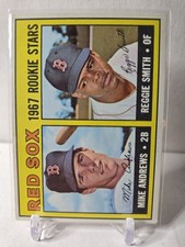 1967 Topps #314 1967 Rookie Stars Reggie Smith Mike Andrews RC