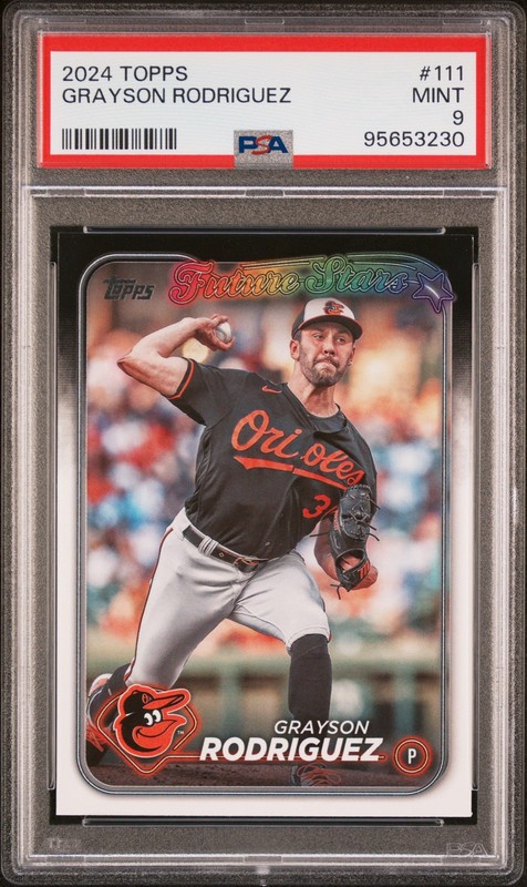 2024 TOPPS #111 GRAYSON RODRIGUEZ PSA 9