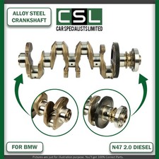 BMW X1 X2 X3 SERIES N47D20 N47 ALLOY STEEL CRANKSHAFT UPGRADED 2.0 L DIESEL NEW