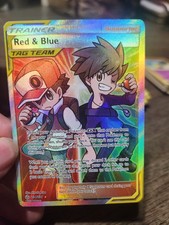 Pokemon SM - Cosmic Eclipse Red & Blue (Full Art) (UR) #234/236 (Holo) VG on eBay