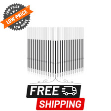 60 Pieces 0.7 mm Retractable Pen Refills Replacement Ballpoint Black