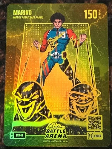 2025 Bo Jackson Battle Arena Marino Cyber Prerelease Promo CYB-10