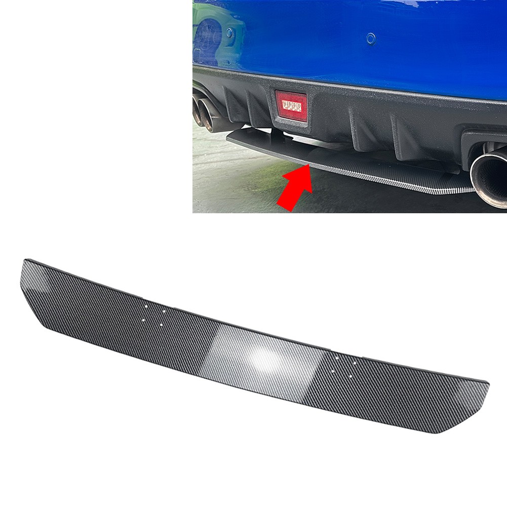 Rear Bumper Lip Diffuser Spoiler Splitter Cover For Subaru WRX STI VA 2015-2021