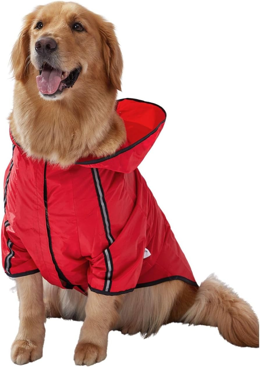 Impermeabile Con Cappuccio, Leggero E Impermeabile per Animali Domestici, Con Fo