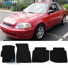Fits 96-00 Honda Civic Nylon Floor Mats Carpets Non-slip Front Rear 4pc