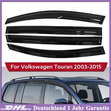 für VW Touran 5-Türer 03-15 4-TLG Windschutz Regenabweiser Windabweiser